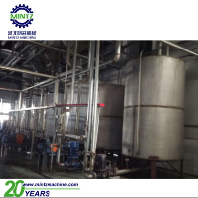 high extraction raw sugar refinery processing line with low strike time